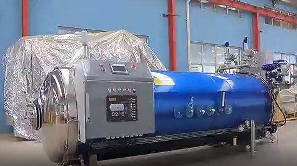 Реторта с функцией распыления горячей воды